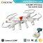 Smartphone control professional 2.4g 6 axis 4ch rc quadcopter drone with c and wifi fpv camera