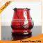 Custom Colored Glass Candle Jar With Metal Handle Cheap Price