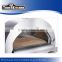 Outdoor wood fired pizza oven charcoal bbq smoker