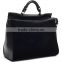 New product fashionable high end suede leather felt bag