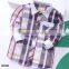 Children clothing wholesale new pattern cotton boys child checked shirts