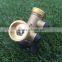 3 Way garden hose splitter contact with tap