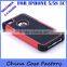 2014 Hot Design Soft Silicon Case With Hard Back Case For IPhone 5 5S