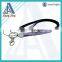 Double line clear rhinestone cute yoyo badge reel lanyard for keys