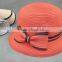 2015 New Arrival best quality lady big brim paper hat