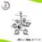 Fashion Design Stainless Steel Cup Holder Tree Shape Drink Cup Holder