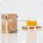 Wholesales handmade home set of 8 miniature pallet wood beer coasters