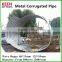 anticorrosion galvanized corrugated steel pipe