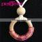 hand made Breastfeeding Crocheted Wood Teething Ring