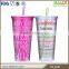 Tall Double Wall Plastic Tumbler (22oz)