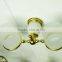 China Supplier Classic Rose Gold Plating Brass Double Cup With Holder Bathroom Accessory Set Quality Choice