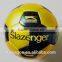 5# metallic finished pvc machine stitched soccer ball for Latin American