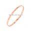 Memories Bangles with Customize Design Word 'PEACE' with 4mm/7mm Width