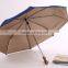 3 Fold Easy Open and Close Skull Shape Handle Folding Umbrella
