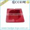 Red Painting Standing Outdoor Hot Selling Square Ashtray