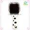 custom big square paddle plastic handle hair brush for salon with long handle