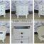 French Style Modern Living Room Cabinet Furniture White 3 Drawers Wood End Table