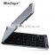 Factory Ultra slim mini wireless portable folding bluetooth keyboard