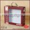 Toy storage portable children cardboard suitcase