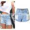 2016 Summer Fashion Women Distressed Jeans Denim Shorts Ladies Vintage Torn Fringed Hem High Waist Hot Pants