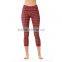 Women dry fit plus size sports wear custom printed yoga pants wholesale