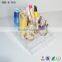 Hot selling wholesale clear acrylic makeup organizer with drawer