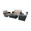 HC-J005 rattan cheap sofa sets with loveseat