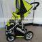 Aluminum Polyester Stroller 3 in 1 Baby Stroller with Carrying Cot and Car Seat