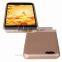 2016 Hot sale high quality charming Golden phone leather/PU cover case for iphone 6s