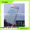 Factory price and hot 0.21mm Gorilla glass silk printing 9H Tempered Glass Film screen protector For Iphone 6/6Plus rose gold