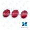 Wuzhou hot sale synthetic oval shape corundum ruby gemstone