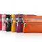 Boshiho multi color leather double zip custom coin pouch