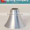 China supplier aluminum metal spinning spun made with metal spinning lathe