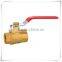 Brass ball valve with lock, water meter lock,1 inch ball valve