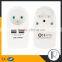 Multipurpose Multi Nation Travel Adaptor with 2 USB Charger