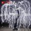 Wedding decoration outdoor white artificial led willow light tree