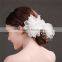 MYLOVE white chiffon hair flower ball head wear MLF088
