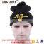 embroidery slouch custom knitted cuff beanie bulk