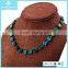 New Trendy Emerald Diamonds Chain Gold Necklace