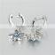Hot Selling Women Jewelry Starfish Clip On With Cubic Zircona Earrings