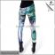 Fashion Polyester Spandex sublimated tight yoga legging pants for women