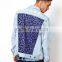 High quality denim jacket men down coat denim jacket(LOTJ226)