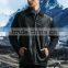 2014 new fashion men knitting pure cashmere and leather zipper cardigan