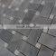 Basketweave italy grey turkey marble mosaic flooring tiles