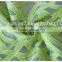 High quality newest design mesh embroidery green lace fabric water soluble
