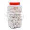 Orange flavor egg shaped hard candy in can
