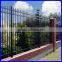 Cheap black powder coated galvanized security backyard metal steel picket fencing