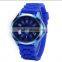 Unisex Geneva Silicone Jelly Gel Quartz Analog Sport Wrist Watch Women Girls