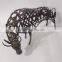 Bull sculpture black antique