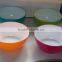 Plastic colored salad bowl plastic cereal bowls